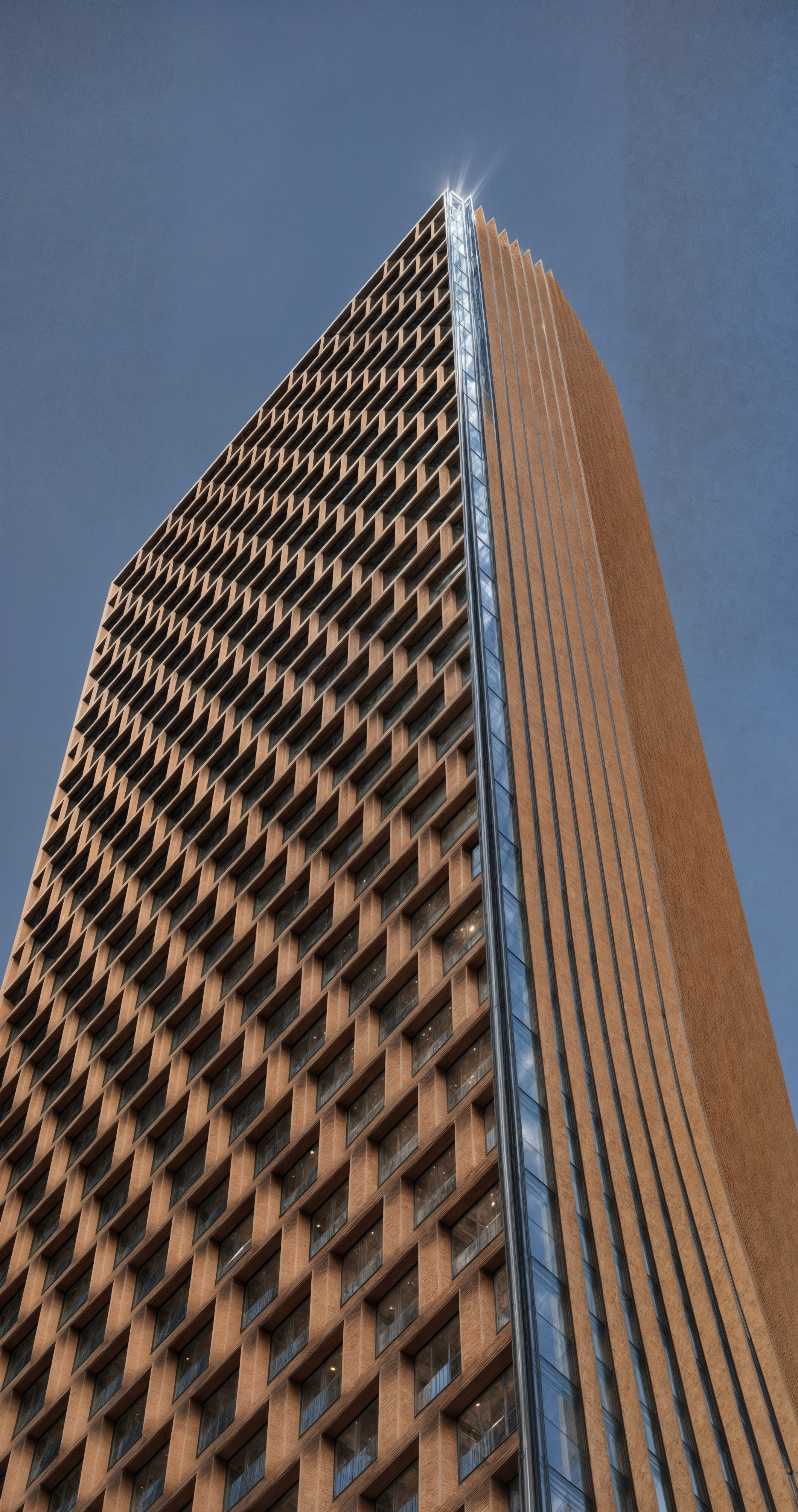 Terracurve Tower sunset render