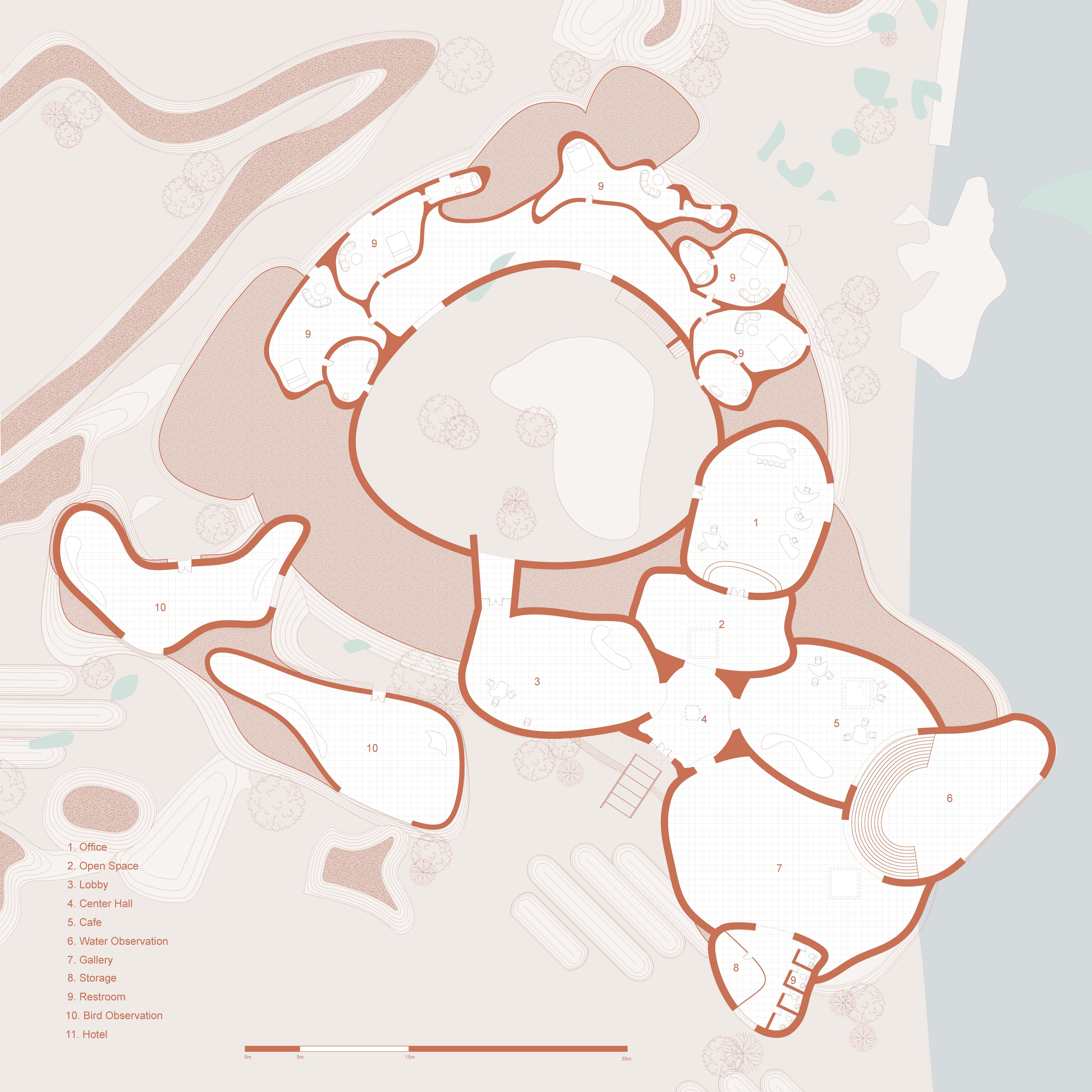 Between the Mounds overall plan