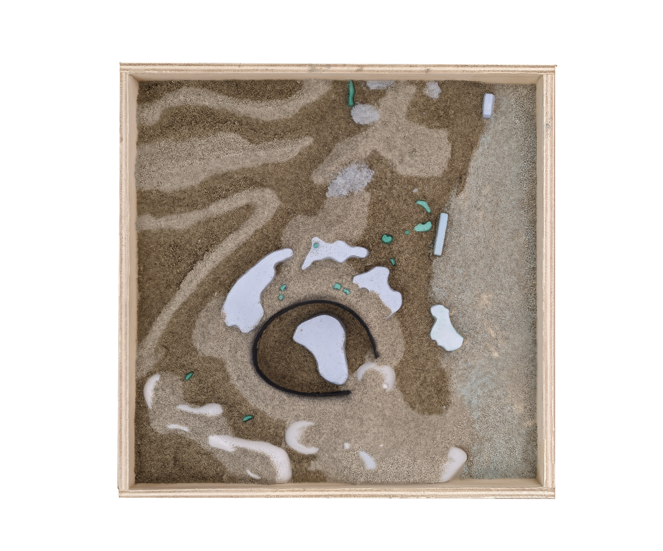 Between the Mounds physical model