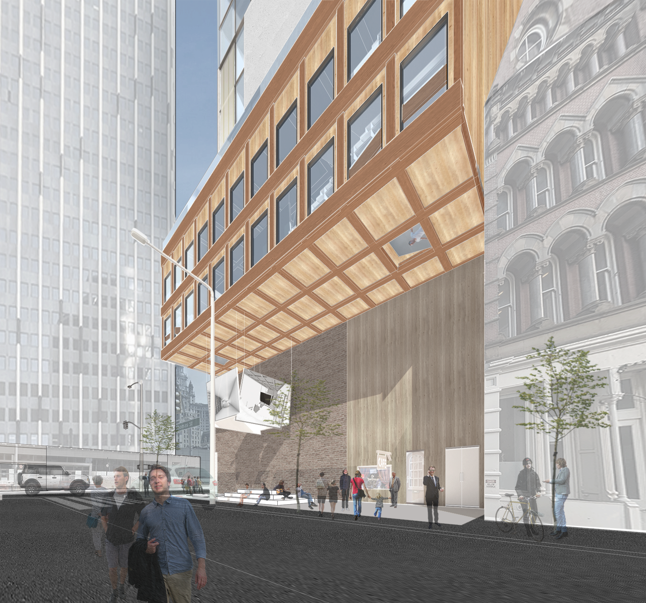 LPC Headquarter atrium render