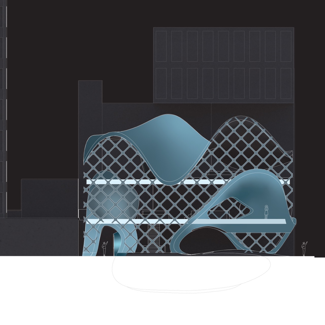 New York Archive elevation drawing