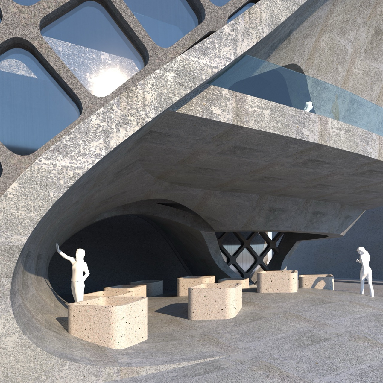 New York Archive interior render