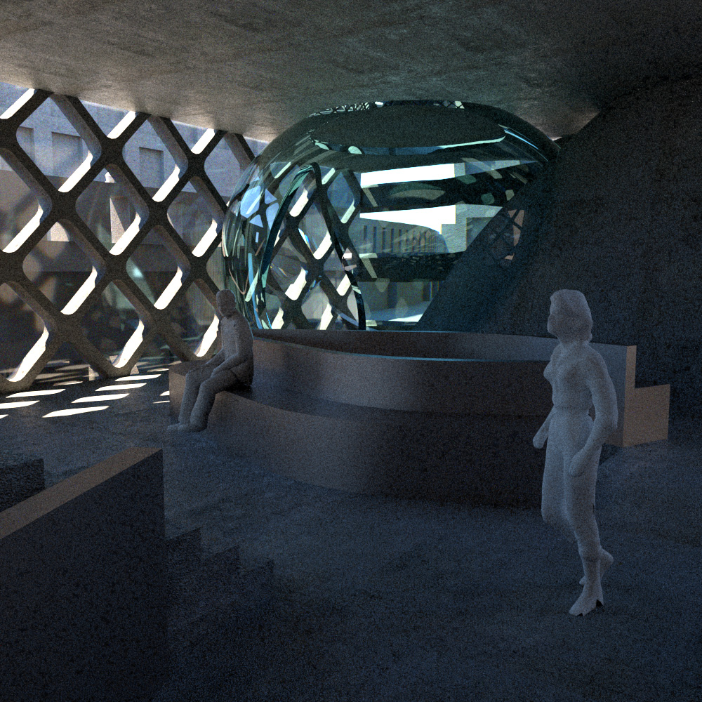 New York Archive exhibition render