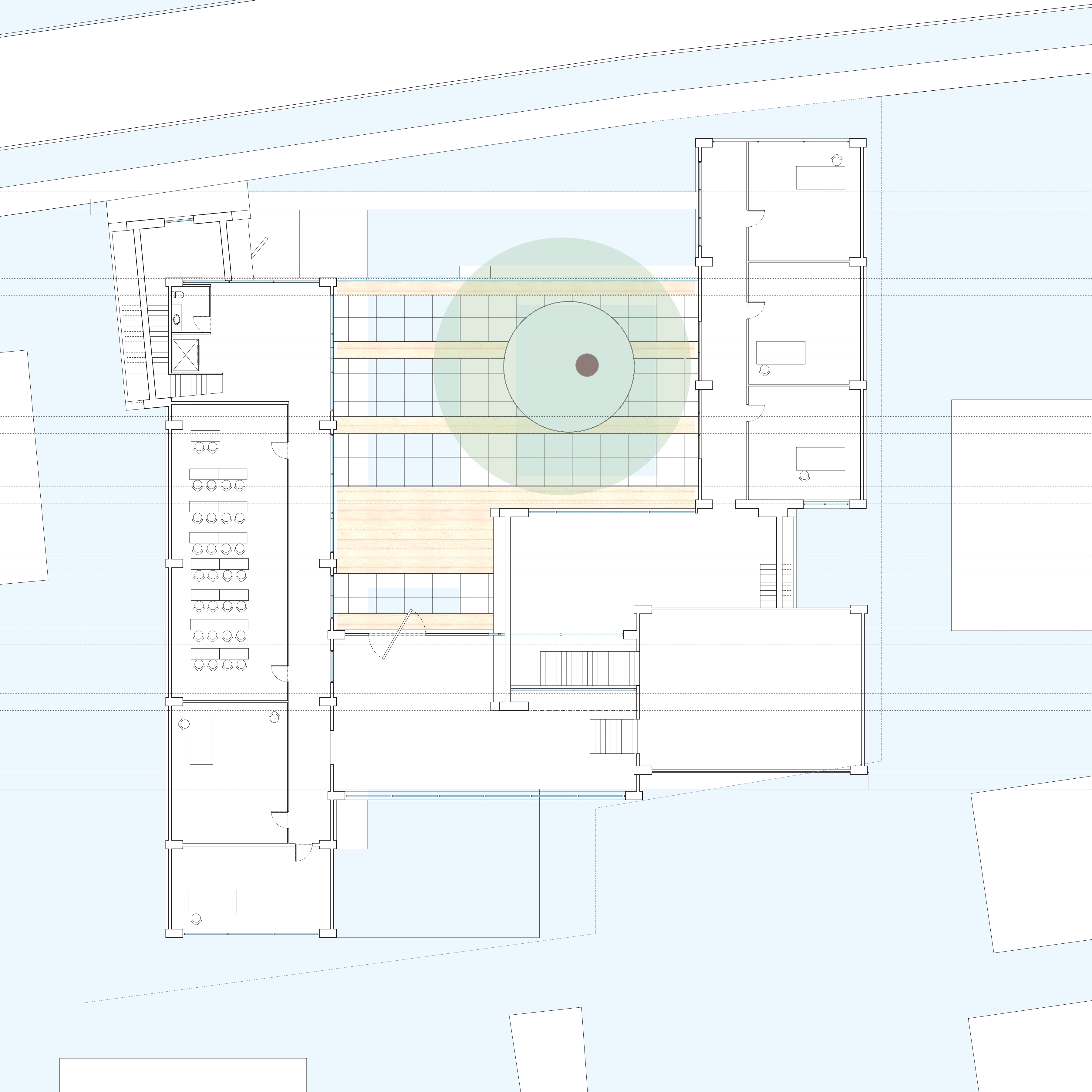 Southside Community Arts Center second floor plan
