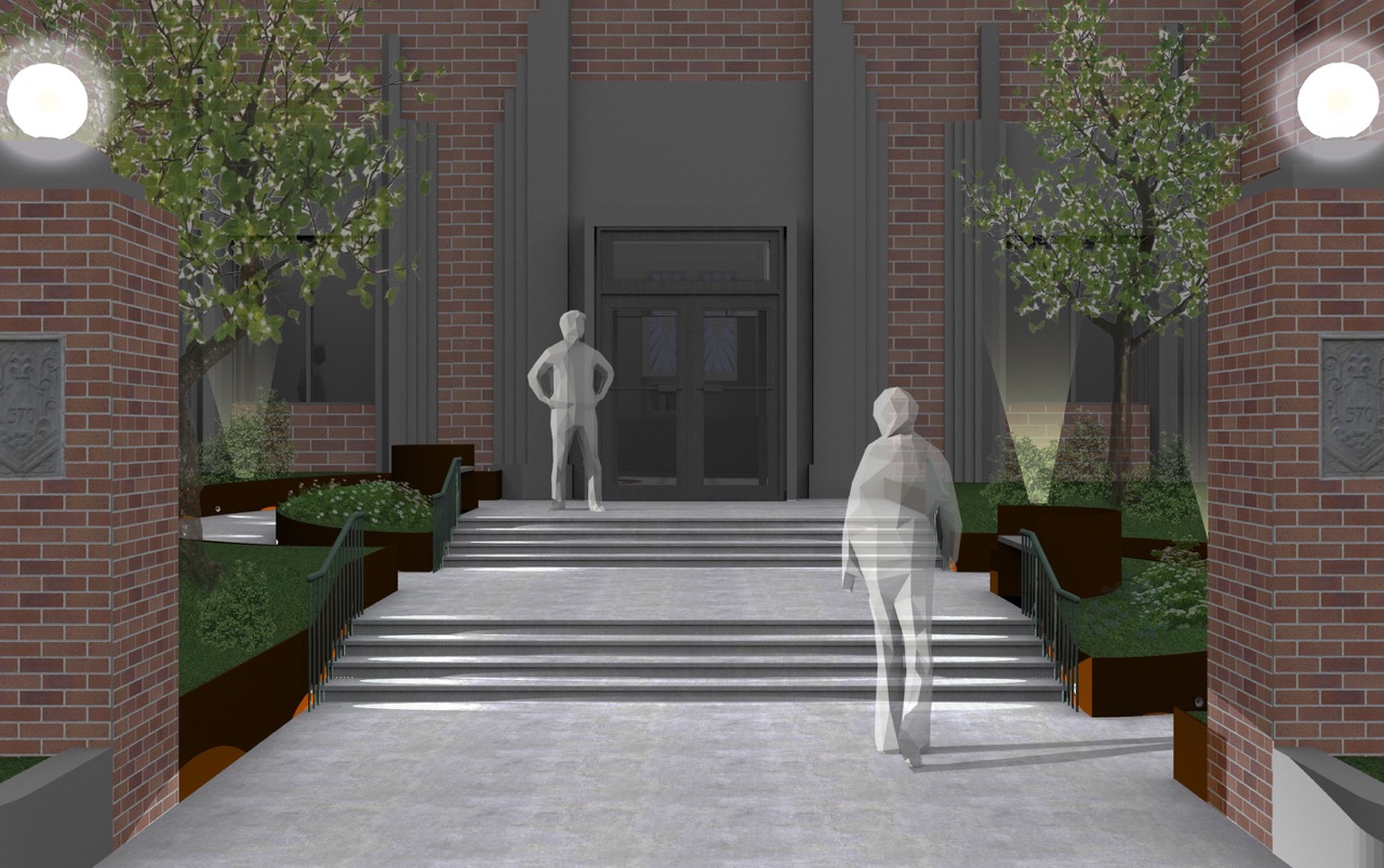 Residential Development courtyard perspective